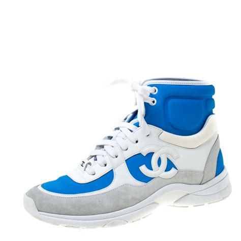 chanel blue donna|chanel black and white sneakers.